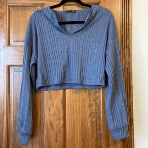 Blue long sleeve shirt